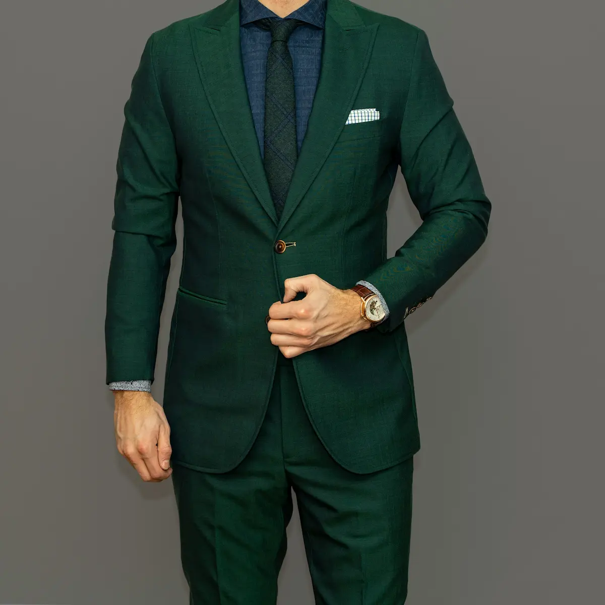 Charcoal Wool Suit